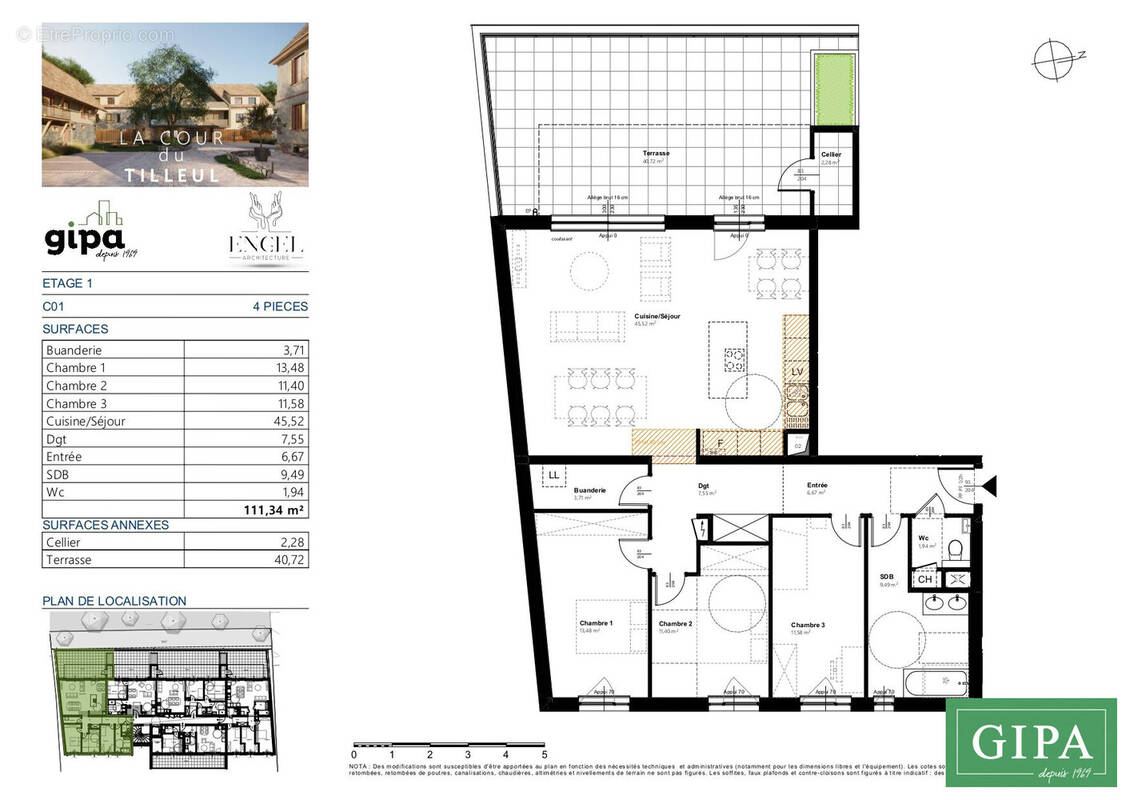 Appartement à NIEDERHAUSBERGEN