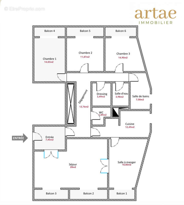 Appartement à TOULOUSE