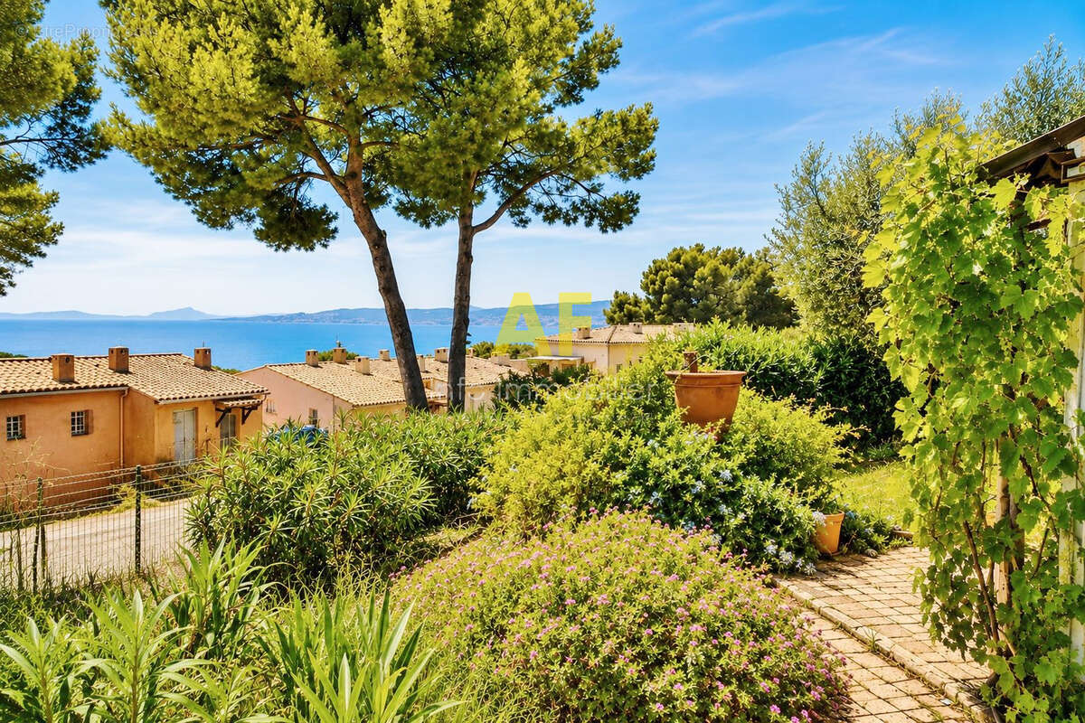 Maison provençale de plain-pied 3P avec vue mer   Domaine privé avec piscine, tennis et accès mer à pied - photo 11