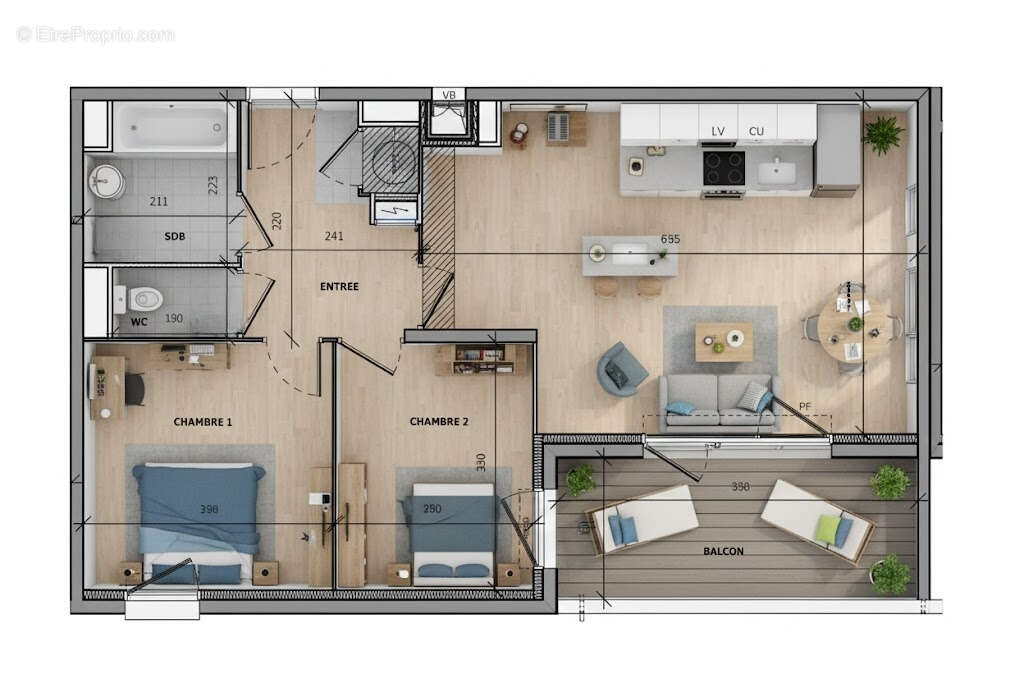 Appartement à BEZIERS