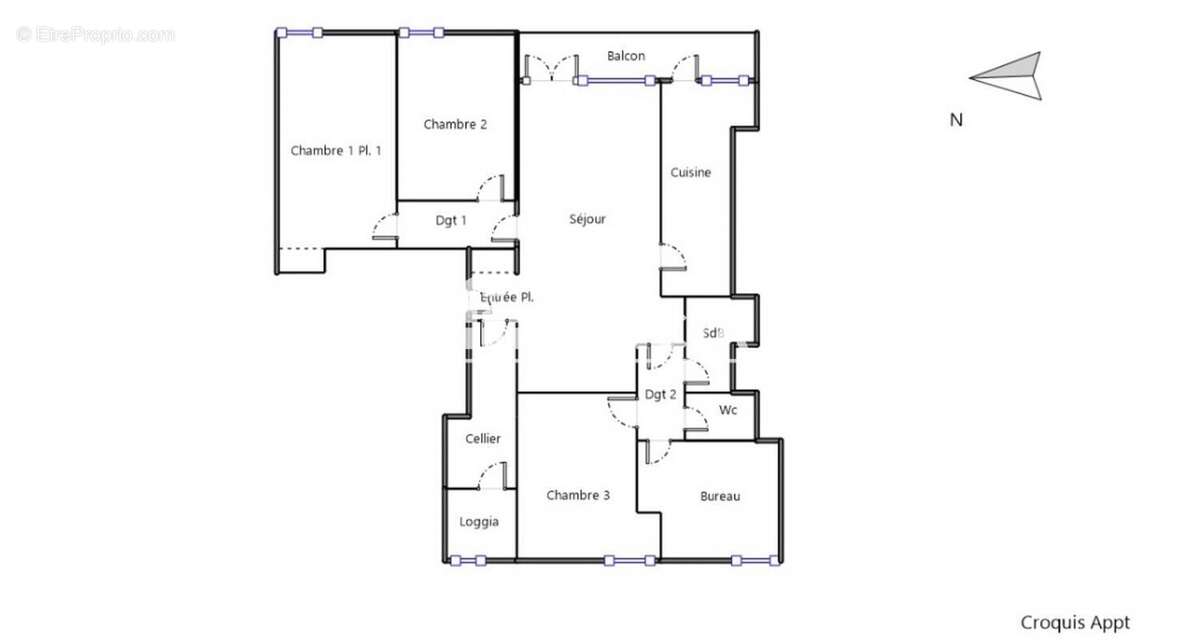 Appartement à MERIGNAC
