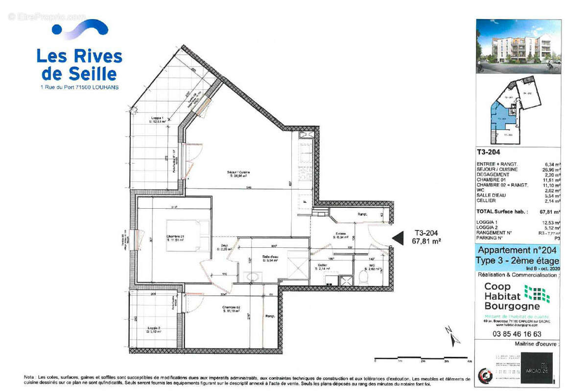 Appartement à LOUHANS