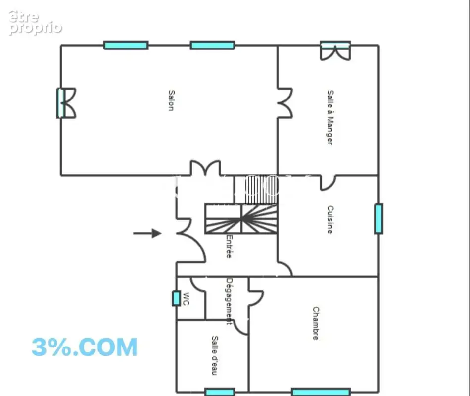 3%COM Jolie  maison familiale à rafraichir - 4 chambres - te - photo 11