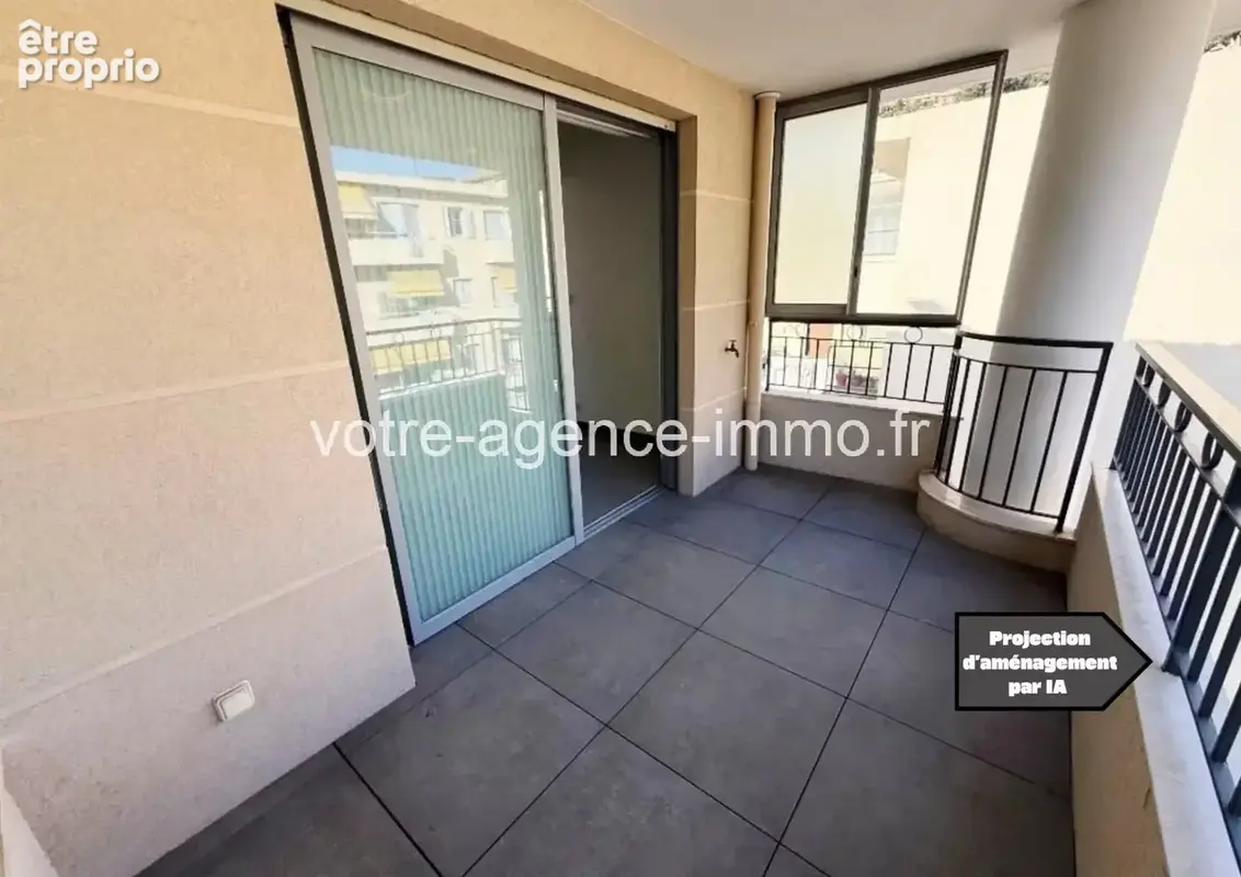 NICE NORD — Studio de 24 m² avec balcon de 7 m², résidence récente de standing - photo 3