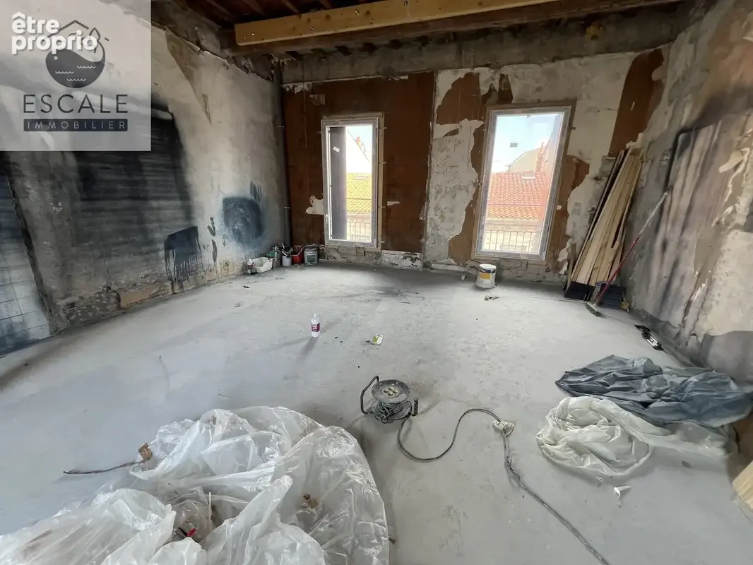 Vente t2 en plateau avec possibilite marche de travaux quartier ile sud a sete - photo 4
