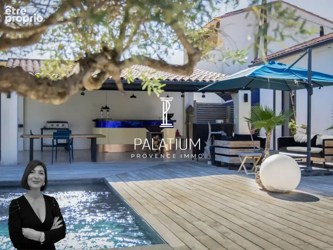 Villa contemporaine, piscine, jardin paysage - photo 5