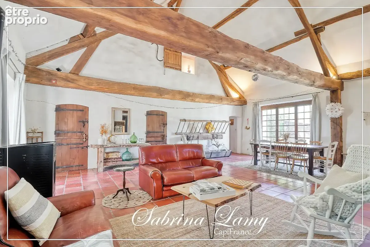 Maison de campagne de caractère – 201m² – beaux volumes – 5 chambres – terrain 898 m² – fromentières - photo 24