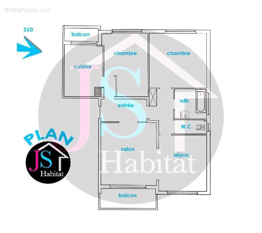 Appartement à ECKBOLSHEIM