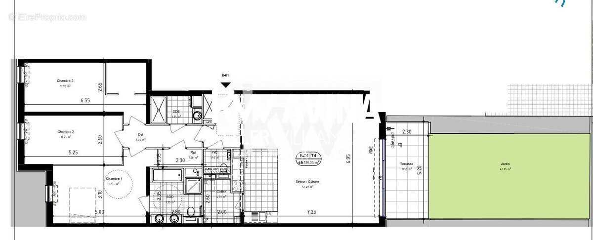 Appartement à VILLENEUVE-D'ASCQ