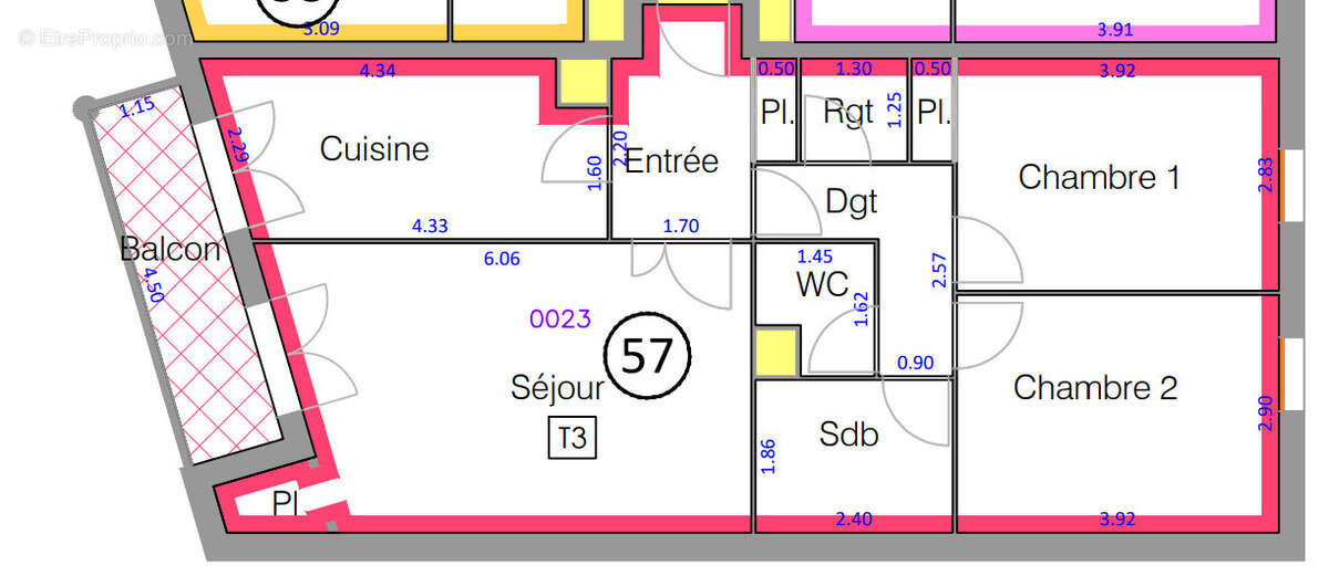 Appartement à ANGERS