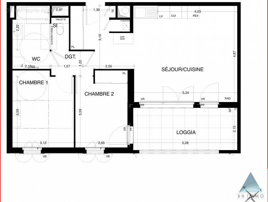 Appartement à AIX-EN-PROVENCE