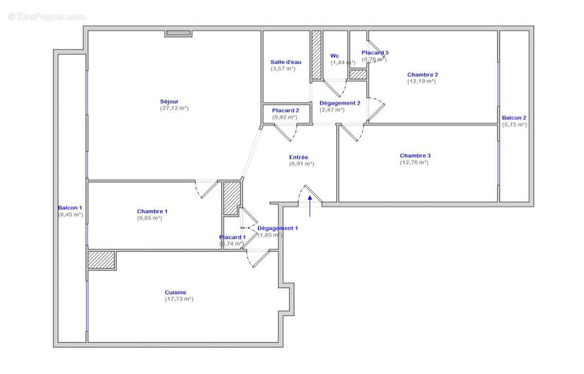 Appartement à MARSEILLE-13E