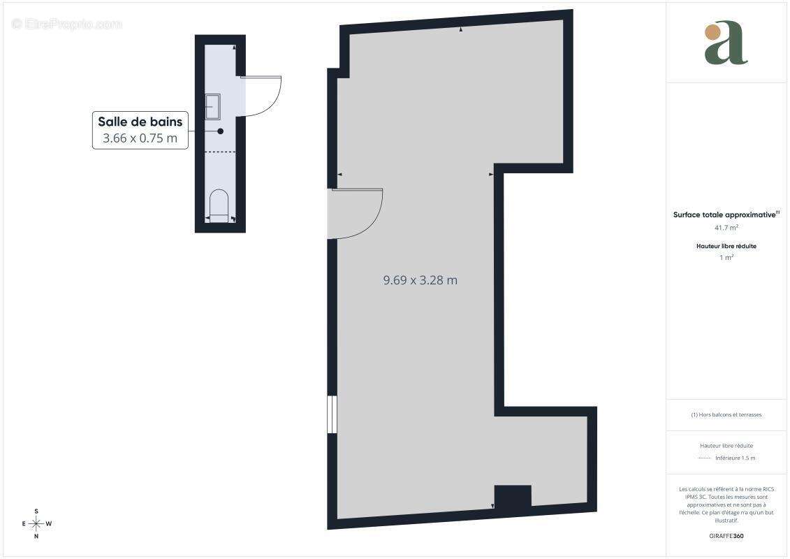 Local professionnel rénové 40 m² avec parking privé en vente au Quartier Libération à Nice  (06000) - photo 6