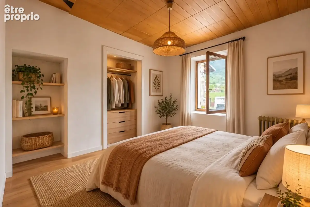Cruet – Maison 62 m² avec atelier, jardin et combles aménageables - photo 12