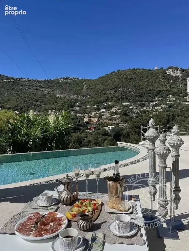 A vendre Beausoleil splendide ville de 7 pièces avec la piscine  vue panoramique mer - photo 7