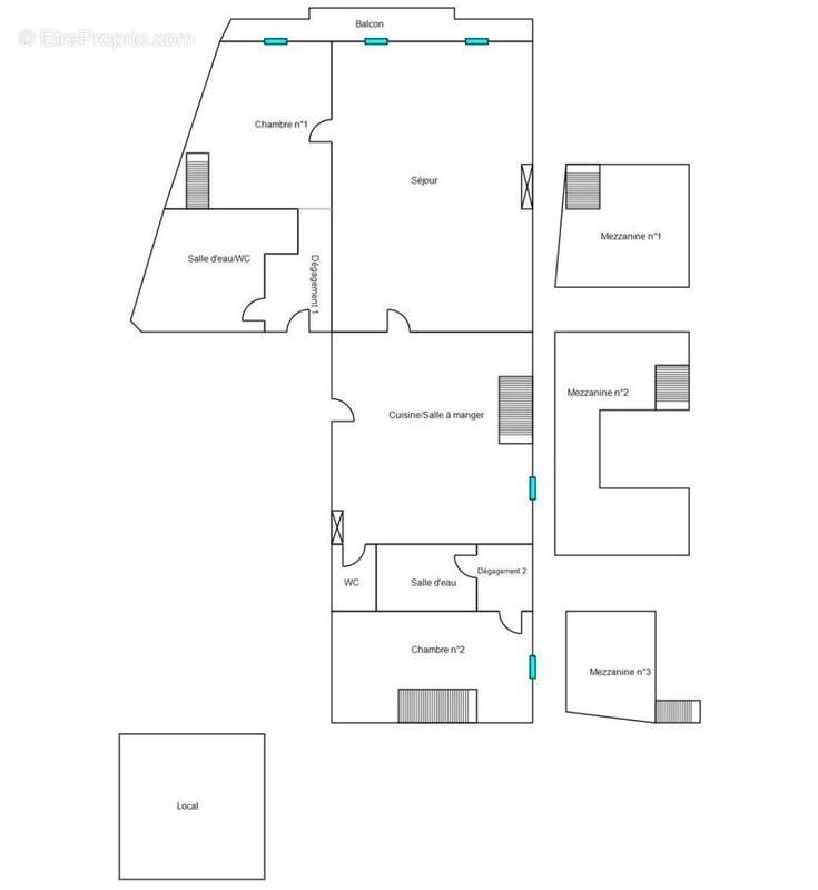 Appartement à MARSEILLE-2E