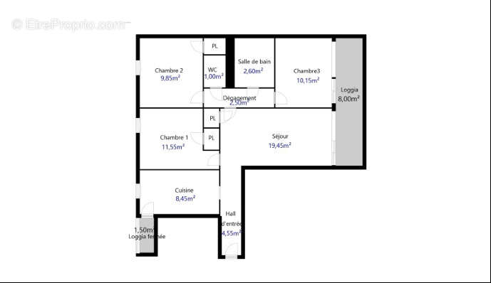 Appartement à MARSEILLE-9E