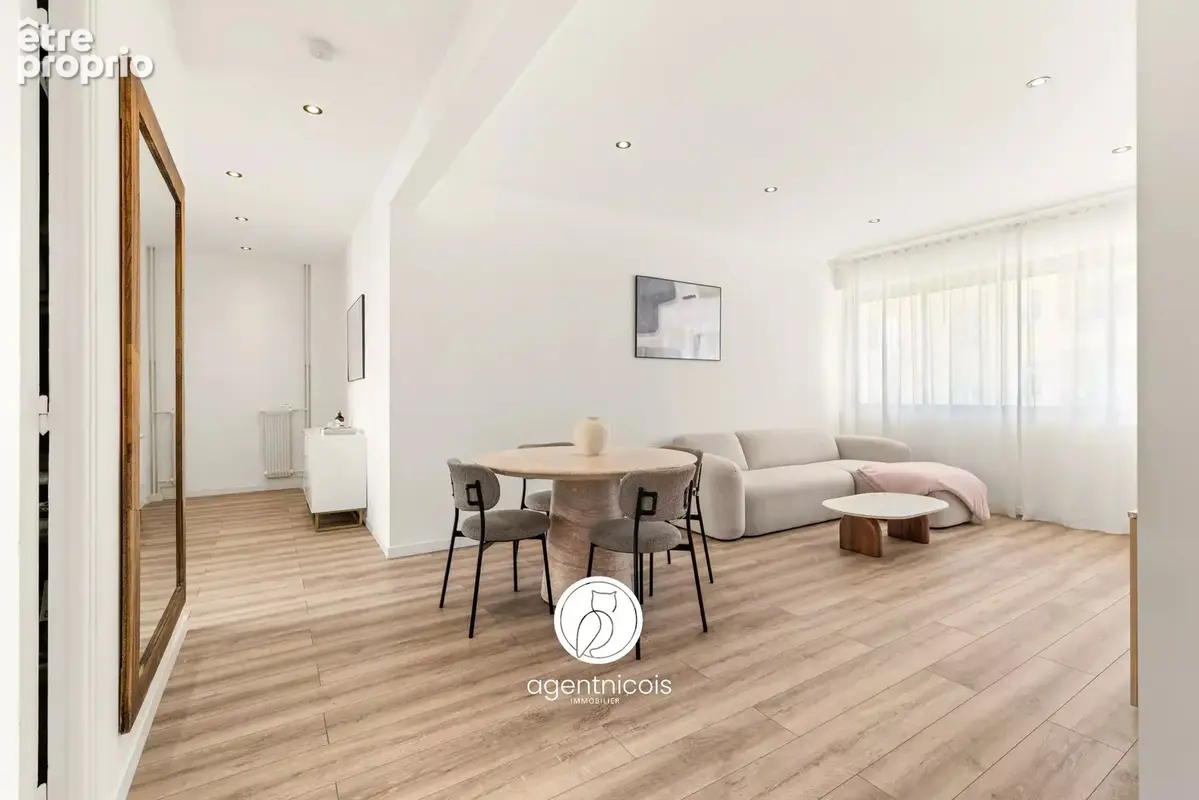 Nice // libération - rue raiberti : 3 pieces / traversant sud-nord / balcons / cave - photo 6