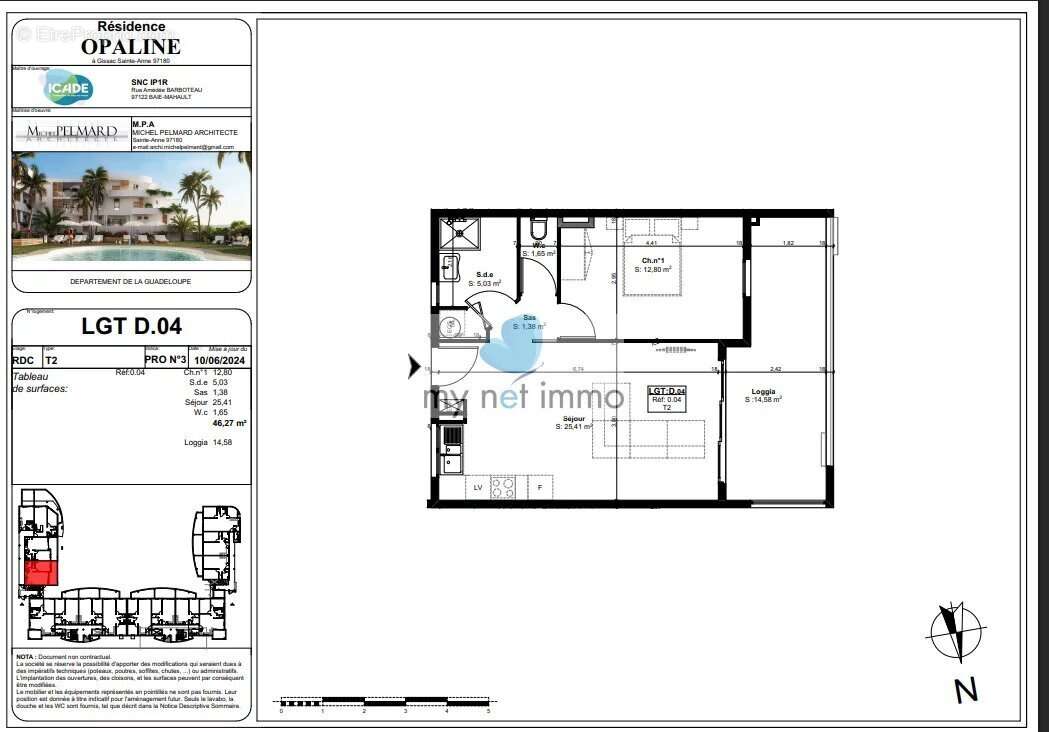 Appartement à SAINTE-ANNE