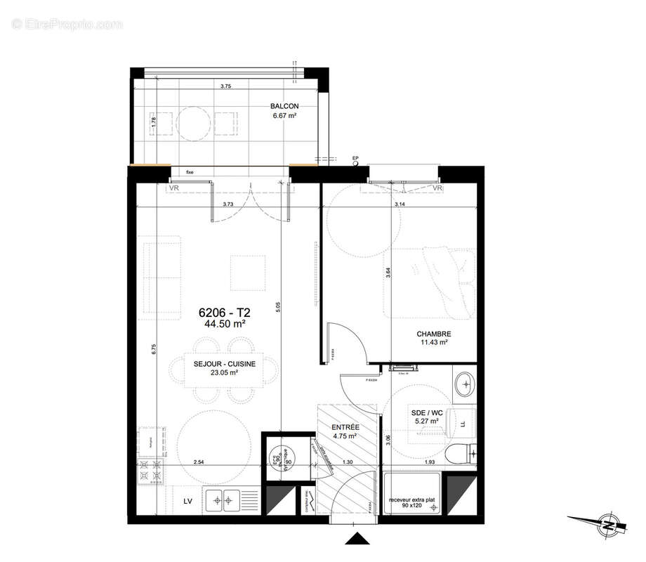 Appartement à SAINT-VINCENT-DE-TYROSSE