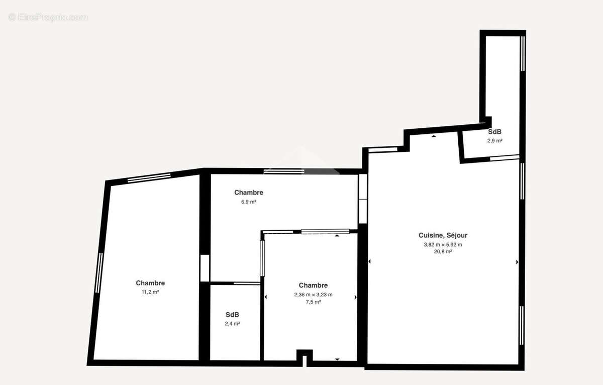 Appartement à PARIS-17E