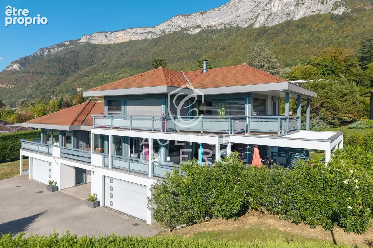 Veyrier-du-Lac,  villa contemporaine  proche et vue lac - photo 2