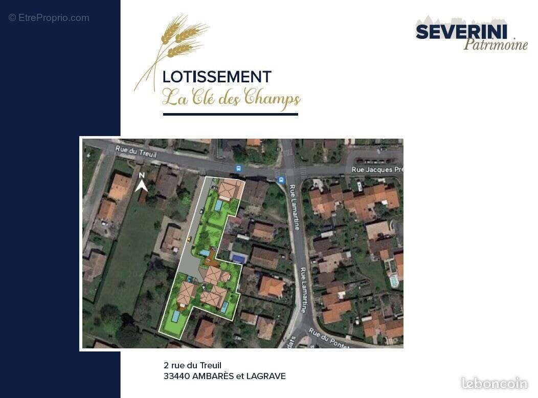 Terrain à AMBARES-ET-LAGRAVE