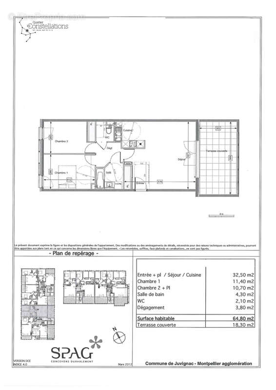 Appartement à JUVIGNAC