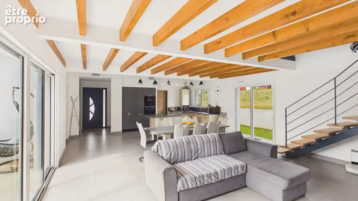 Au calme, idéale en toute saison, récente contemporaine de plain-pied de 157 m2 avec  garage/atelier - photo 4