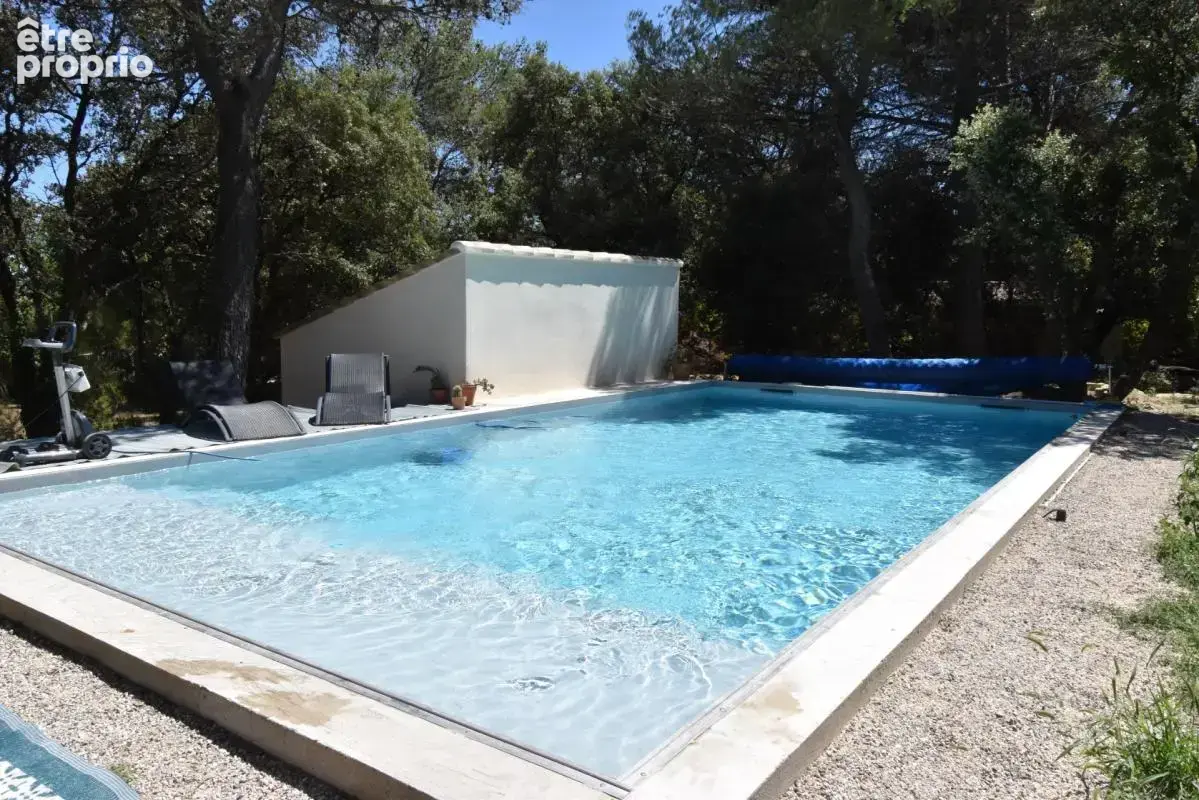 ST RESTITUT, rare, maison contemporaine de 193 m² hab plus garage et piscine 10X5 sur 2000 m boisés de chênes au calme - photo 7