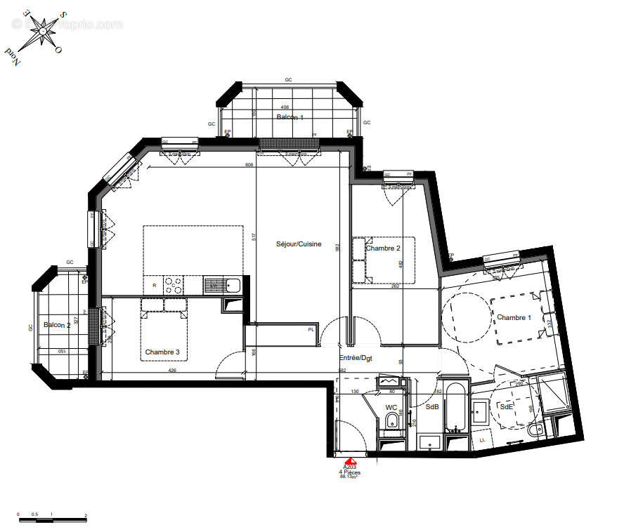 Appartement 5p - clamart - photo 2