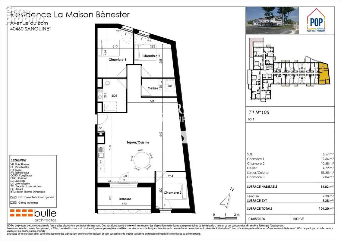Photo Appartement à Sanguinet au prix de 349 000€