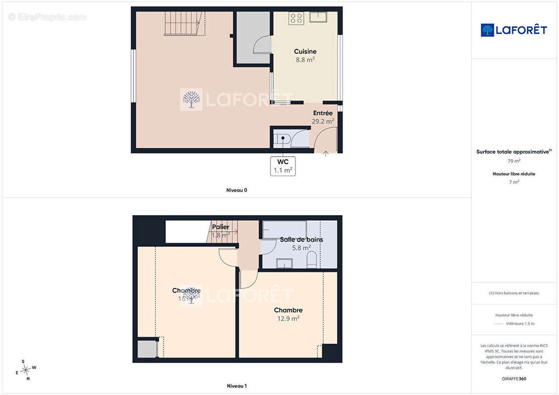 Appartement Pont-l'abbÉ 3 pièce(s) 67 m2 - photo 11