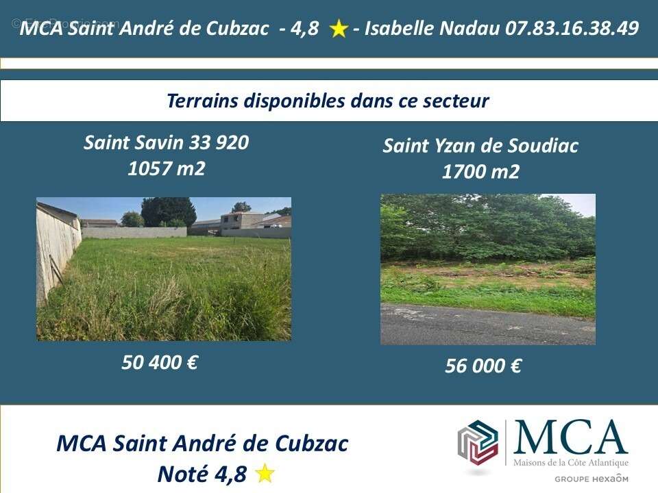 Terrain à SAINT-SAVIN