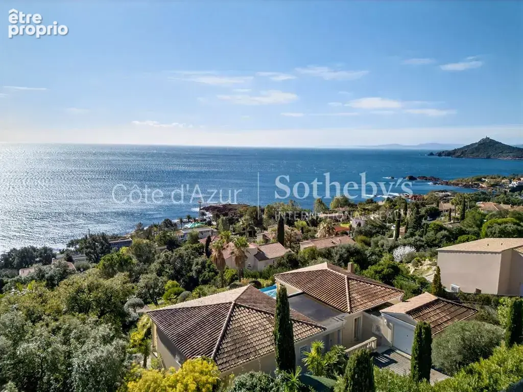 Anthéor villa vue mer avec piscine à débordement dans domaine privé en bord de Méditerranée - photo 3