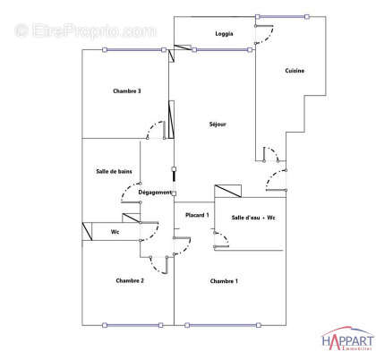 Appartement à VAUX-LE-PENIL