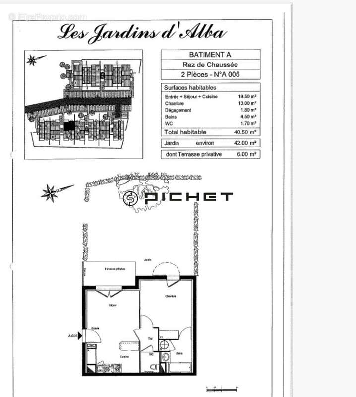 Appartement à BOURG-SAINT-ANDEOL