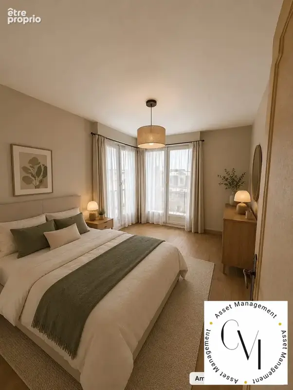 Chambre 1 aménagée IA