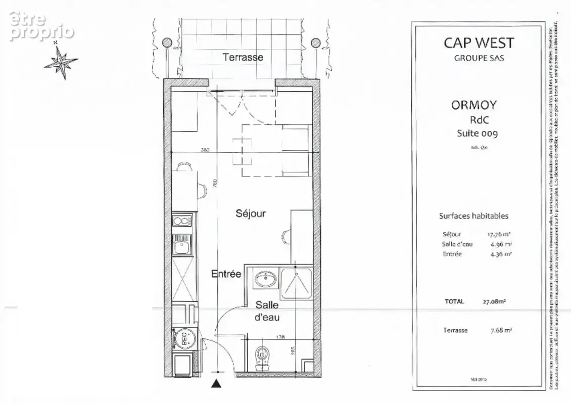 INVESTISSEMENT LOCATIF  Ormoy  Résidence Affaires Cap West  7,56 % de rentabilité - photo 2