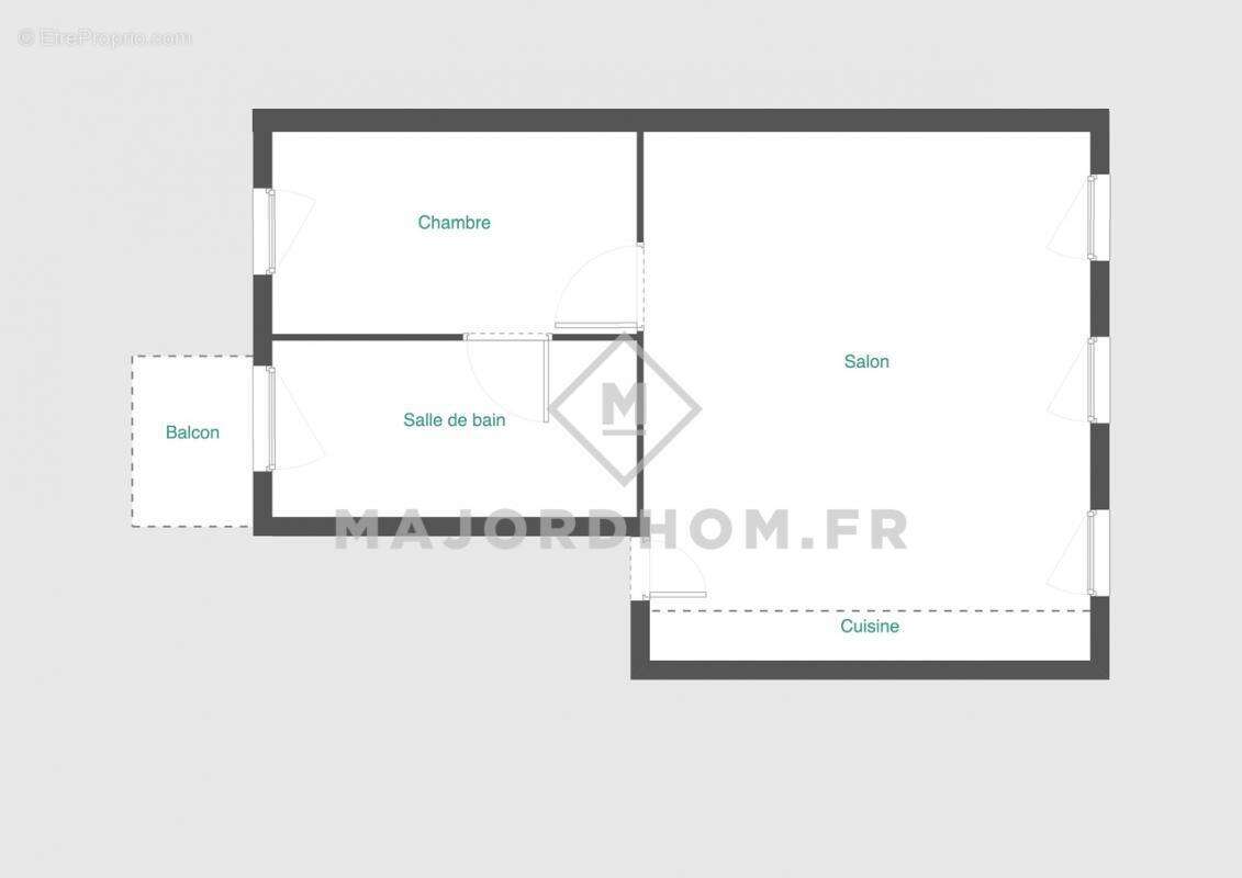 Appartement à MARSEILLE-6E