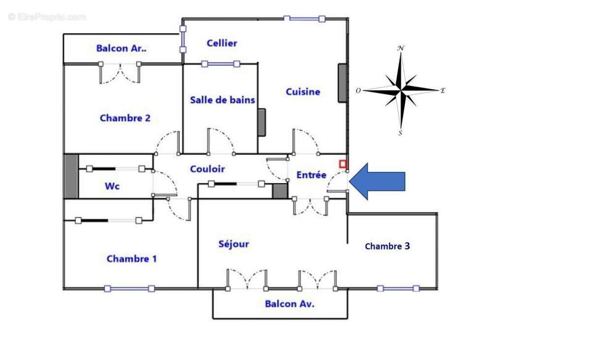 Appartement à BOIS-COLOMBES