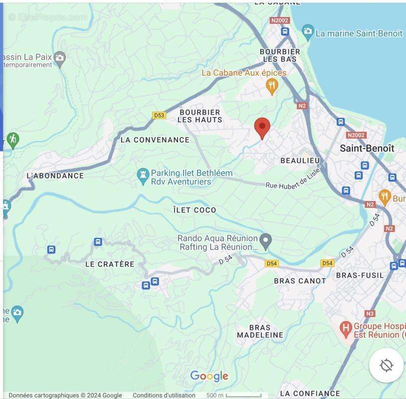 Terrain à SAINT-BENOIT