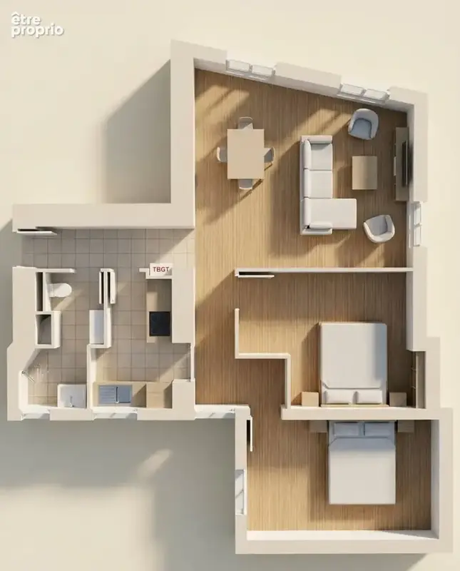 Appartement rénové clé en main Paris 14ème 61 m² - photo 9
