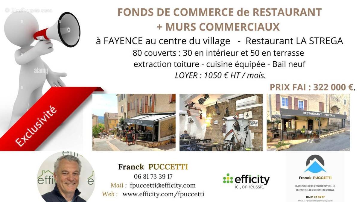 Commerce à FAYENCE