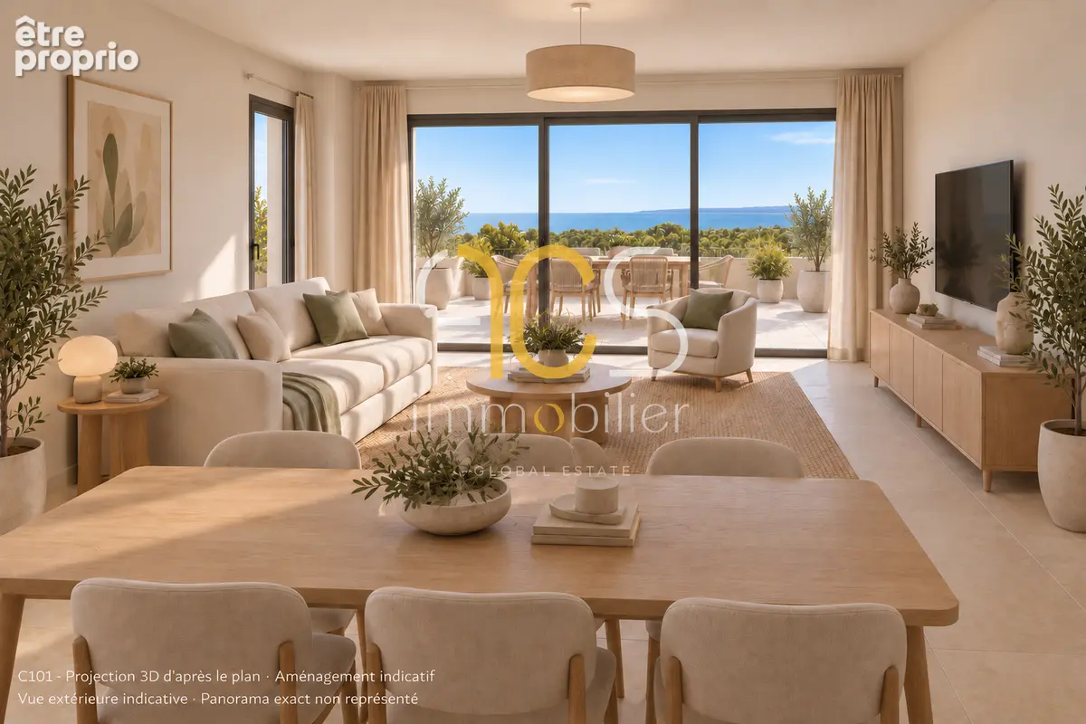 Sainte-Maxime - Vue mer, 4 chambres et terrasse de 52,57 m² - photo 4