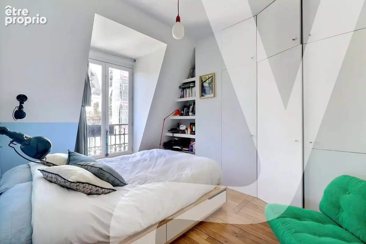 Paris 20e – Village Saint-Fargeau  Duplex 95 m² (102 m² au sol) en dernier étage, 3 chambres dont suite parentale - photo 12