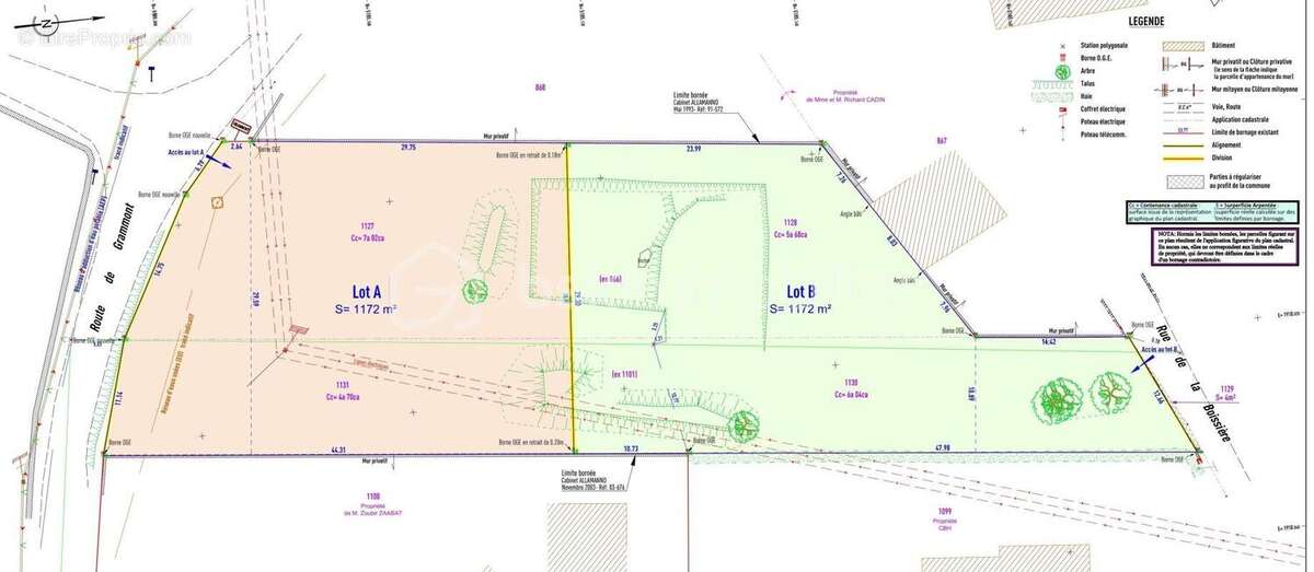 Terrain plat de 1 172 m² à Ceyzérieu (01350) – Secteur Grammont - photo 3