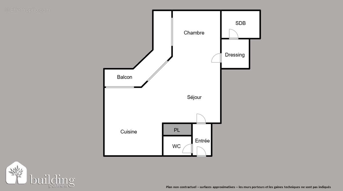 Parc de la Planchette - Appartement 2 pièces de 39,55 m² + 3.61m² de balcon - photo 2