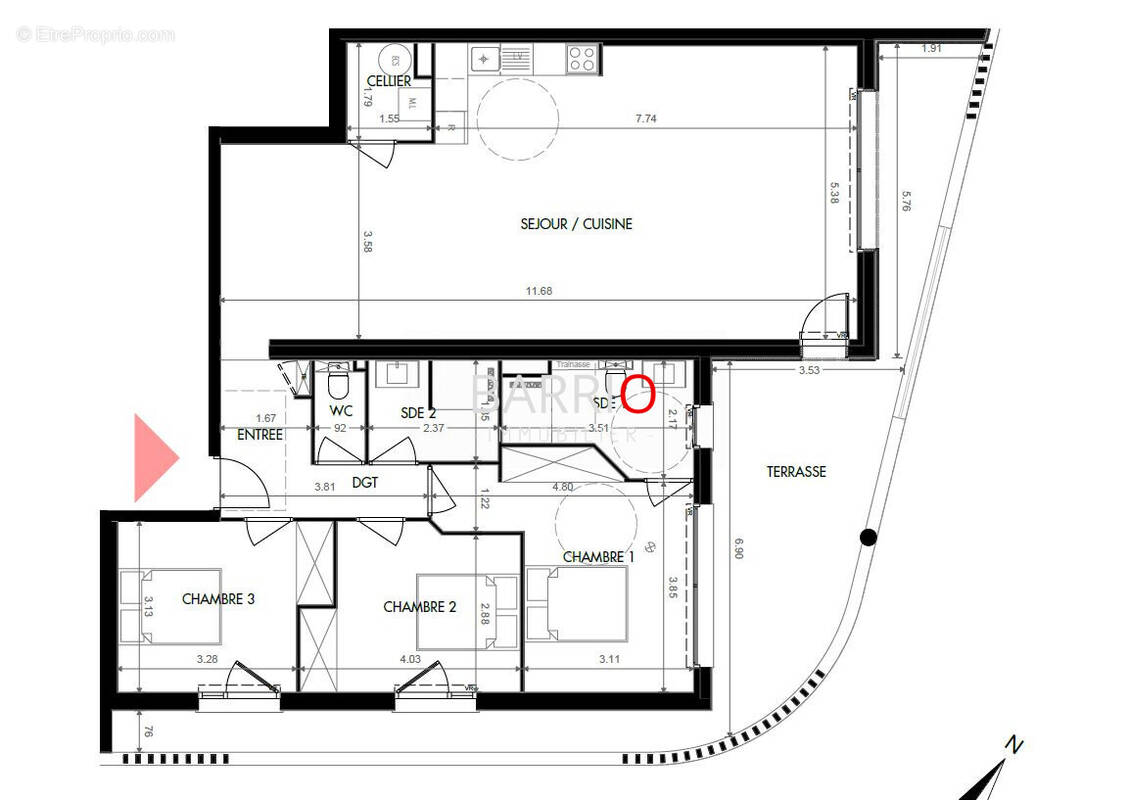 Appartement à SAINT-CYPRIEN