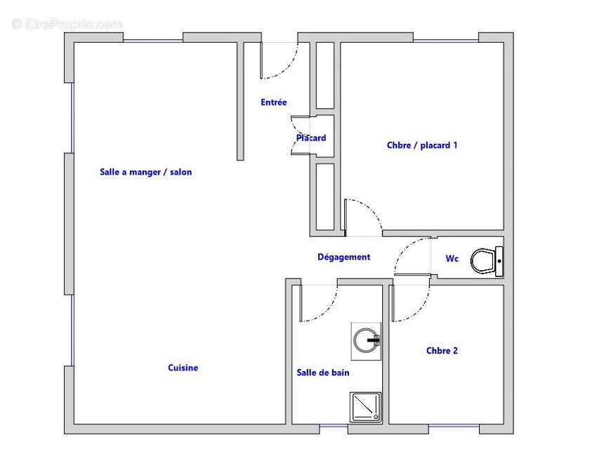 Maison rénovée avec terrain en terrasse   Environ 60,5 m2 habitables + dépendances - photo 14